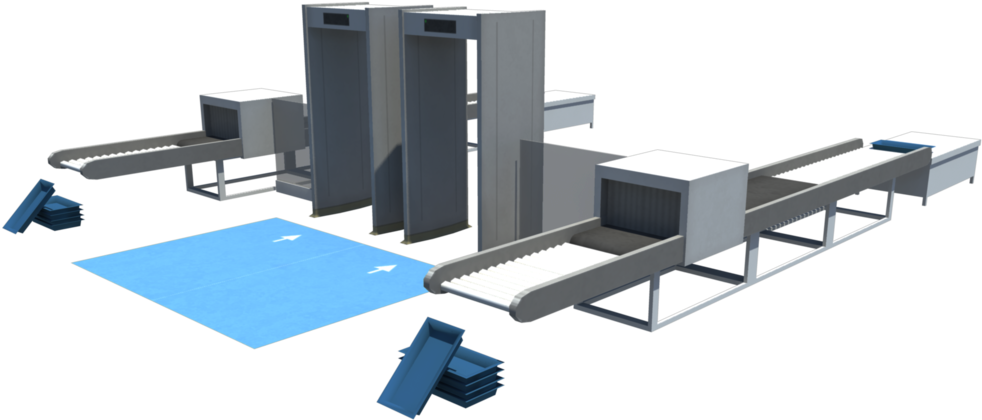 Airport Png File - Illustration Clipart (1000x563), Png Download