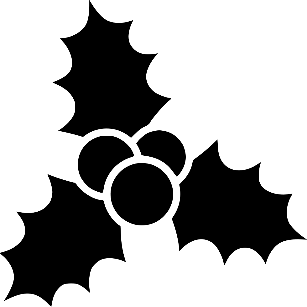 Freeuse Mistletoe Svg - Mistletoe Icon Clipart (980x982), Png Download
