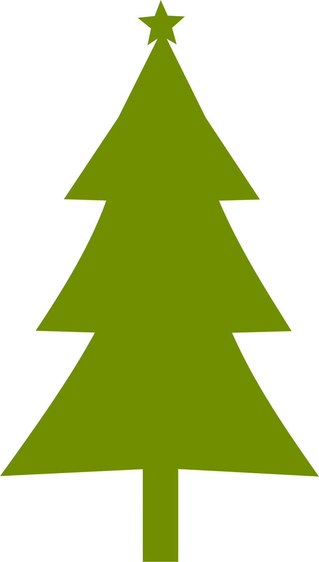 Large Size Of Christmas Tree - Clipart Green Christmas Tree - Png Download (1024x1804), Png Download