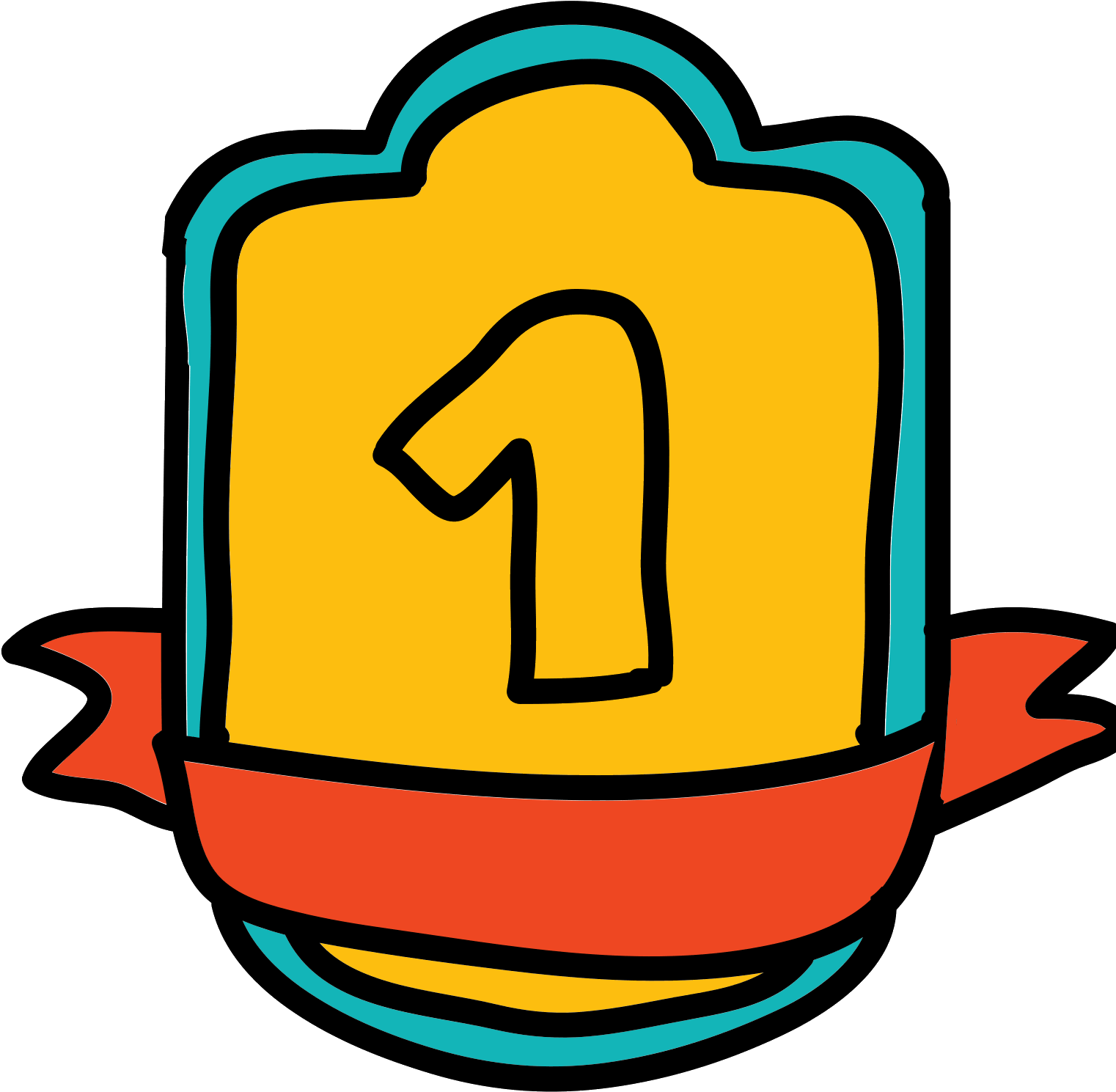 Gold Medal Icon - Medal Clipart (1600x1600), Png Download