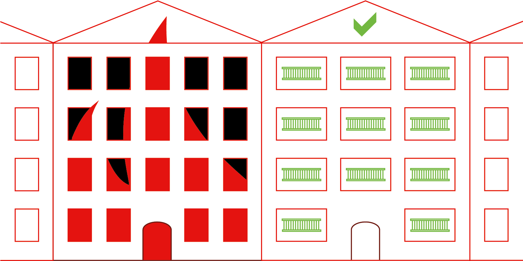 Facts About Missing Smoke Alarms - Kitchen Clipart (1676x853), Png Download