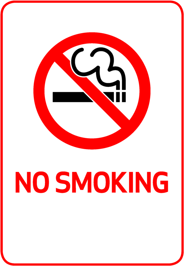 No Smoking Icon - No Smoking In Polish Clipart (764x1045), Png Download