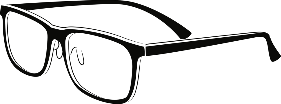 Glasses Eye Goggles Line - Clip Art Glasses - Png Download (919x340), Png Download