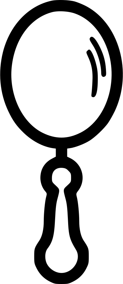 Mirror Clipart Broken Hand - Graphics - Png Download (426x980), Png Download