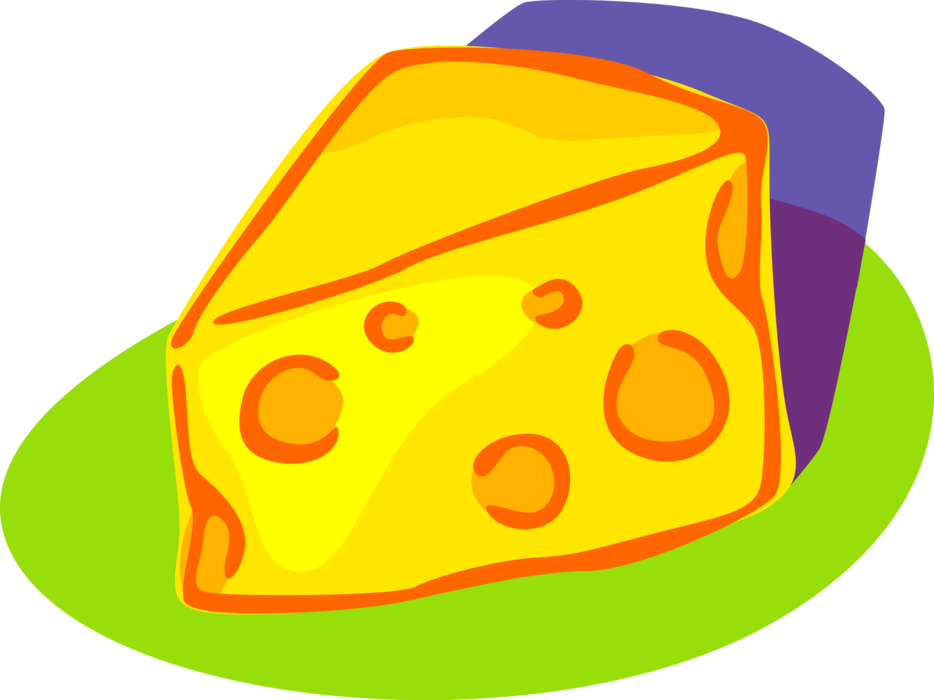 Graphic Freeuse Milk Vector Cheese - Very Hungry Caterpillar Swiss Cheese Clipart (934x700), Png Download