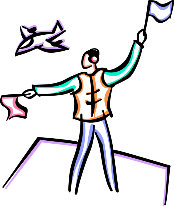 Vector Illustration Of Sending Information Signals Clipart (593x700), Png Download