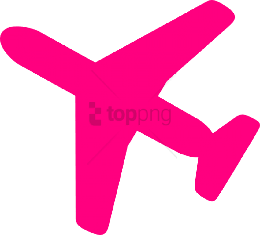 28 Collection Of Pink Airplane Clipart - Pink Airplane Clipart - Png Download (600x543), Png Download