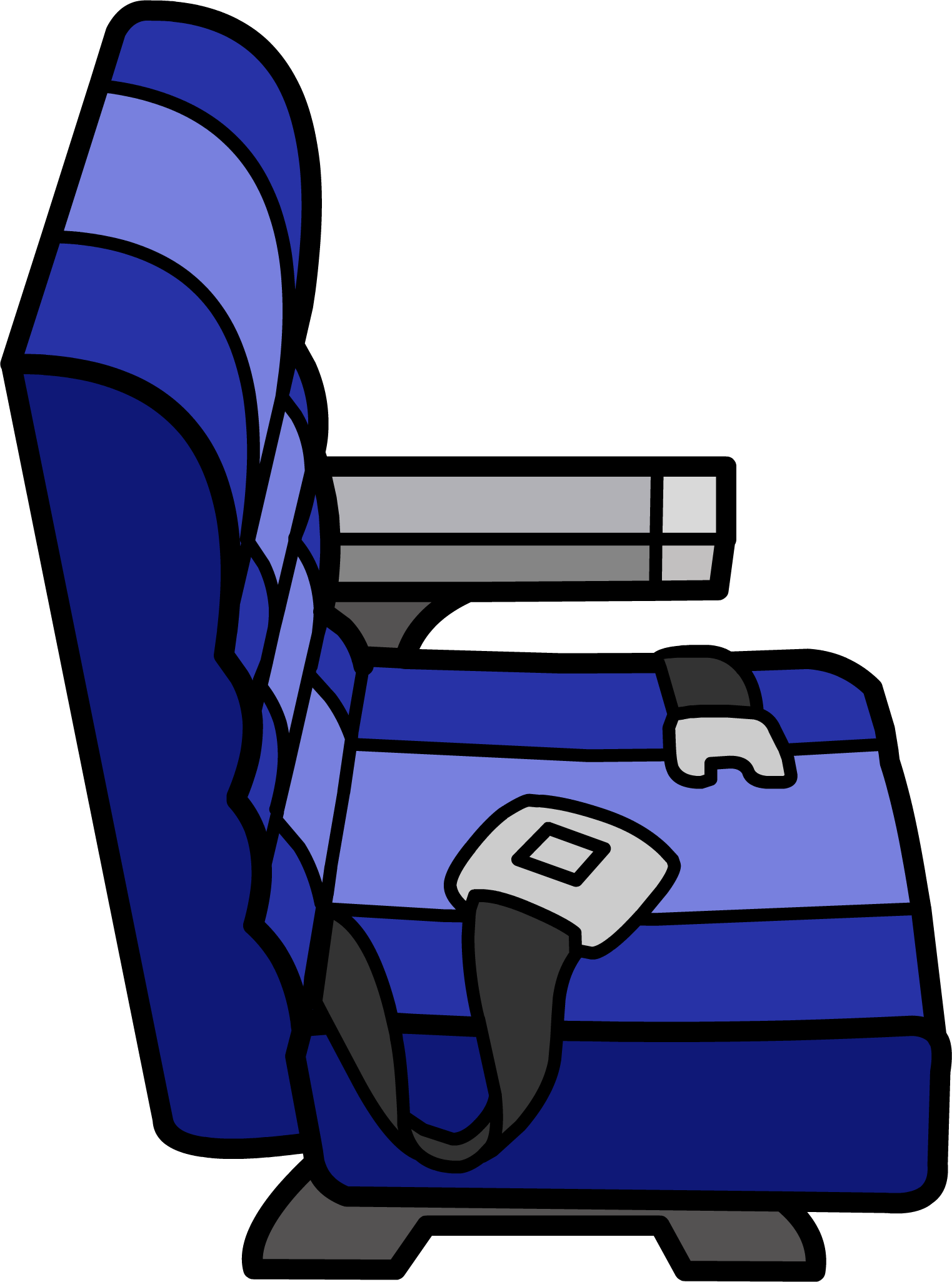 Airplane Clipart Chair - Plane Seat Clipart Png Transparent Png (1523x2052), Png Download