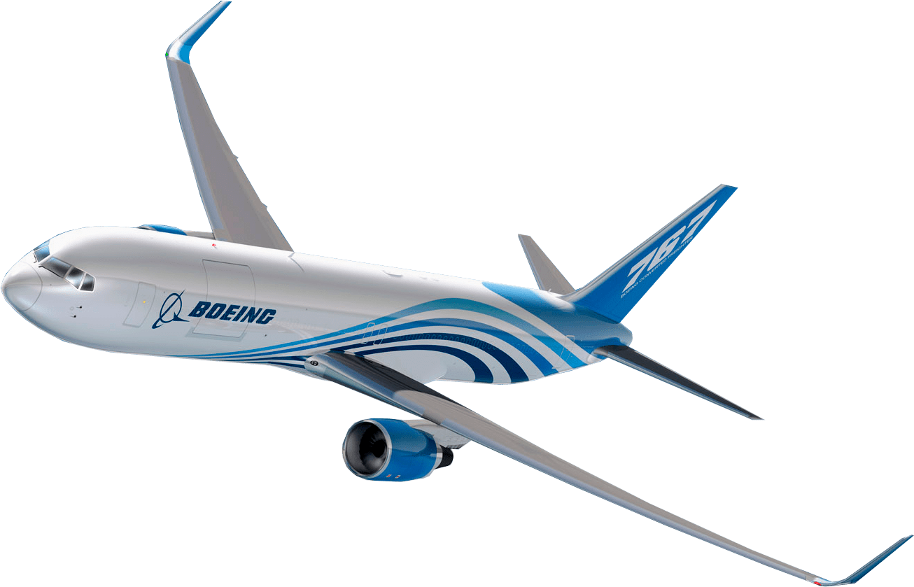 Boeing 767 Png Clipart (1383x925), Png Download