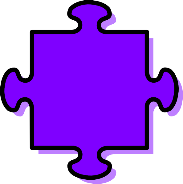Puzzle Pieces Clip Art - Png Download (594x599), Png Download