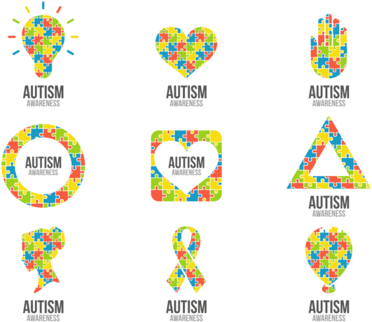 Colorful Puzzle Symbol Of Autism - Autismo Icon Clipart (700x490), Png Download