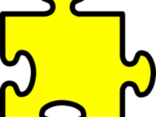 Pice Clipart Puzzle Peice - Separated Jigsaw Puzzle - Png Download (640x480), Png Download