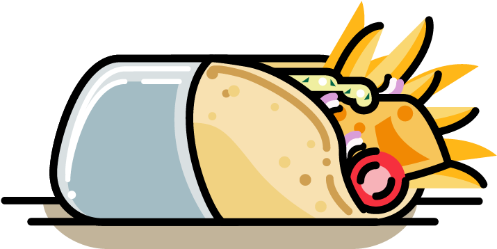 Souvlaki Pita Chicken 4,70 Euro - Souvlaki Clipart - Png Download (906x924), Png Download