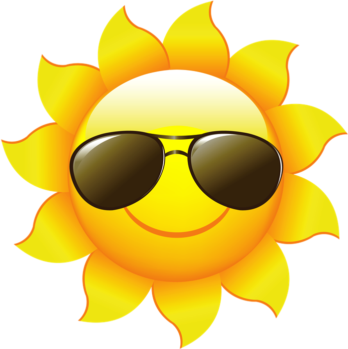 Download Sol Con Lentes Png Cartoon Sun Clipart