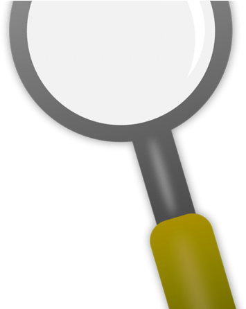 Realistic Magnifying Glass Clip Art Transparent Background - Magnifying Glass - Png Download (800x445), Png Download
