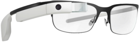 Sunglass Clipart Gogle - Google Glass Explorer Edition Xe-c 2.0 (cotton White) - Png Download (640x480), Png Download