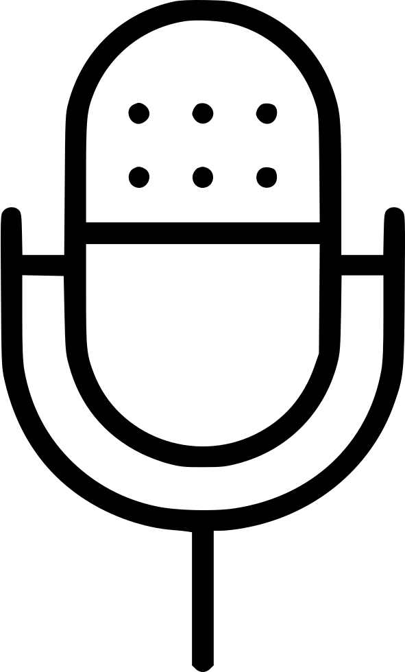 Vintage Microphone Comments Clipart (591x980), Png Download