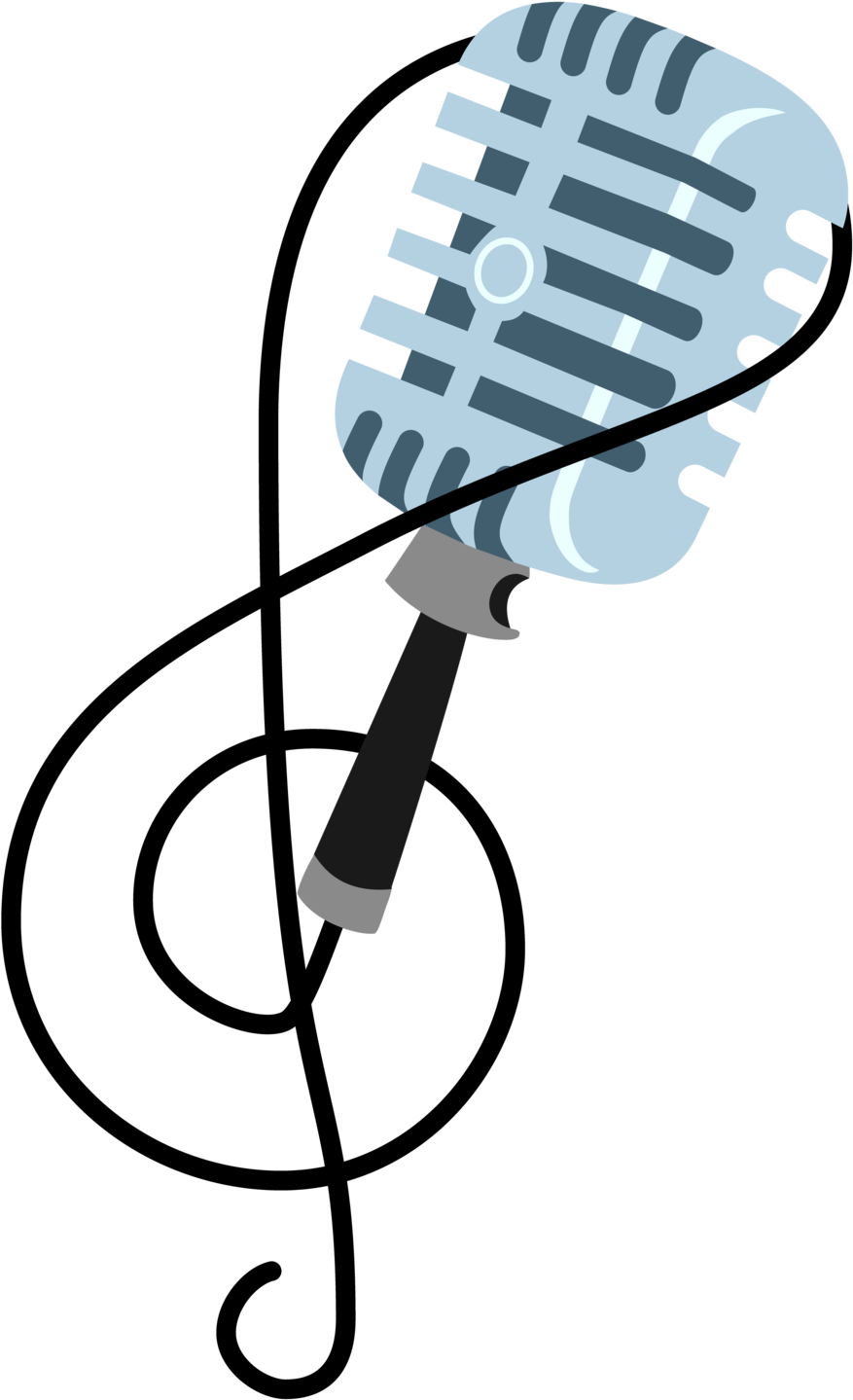 My Little Pony Cutie Mark Microphone Clipart (702x1139), Png Download