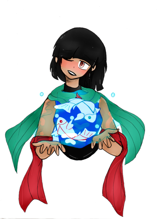 Sea Witch Nya - Child Clipart (500x706), Png Download