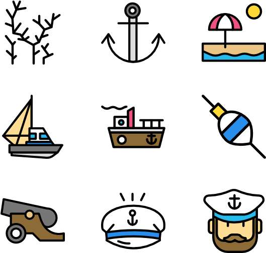 Seaside Clipart (600x564), Png Download