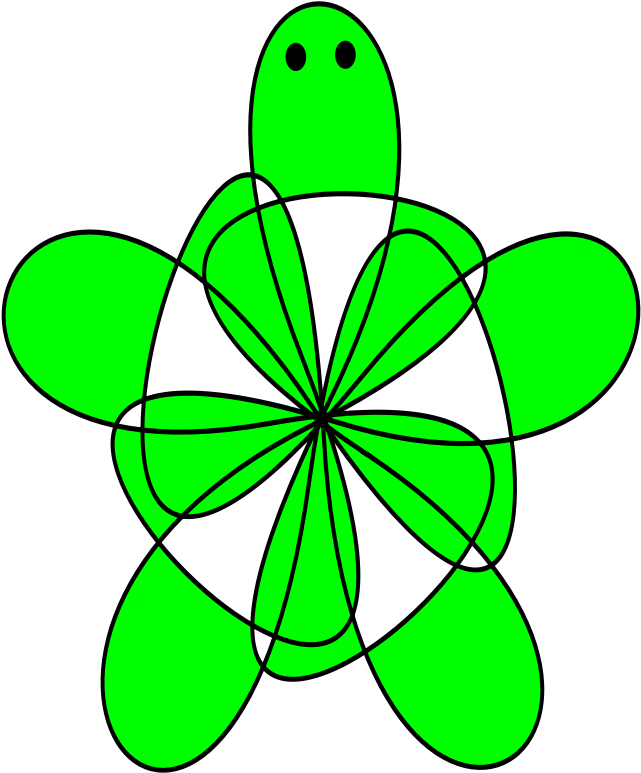 Free Green Turtle - Turtle Clipart (692x800), Png Download