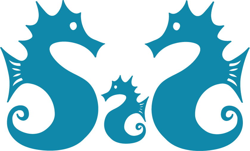 Seahorse Family - - Seahorse Clipart (839x507), Png Download