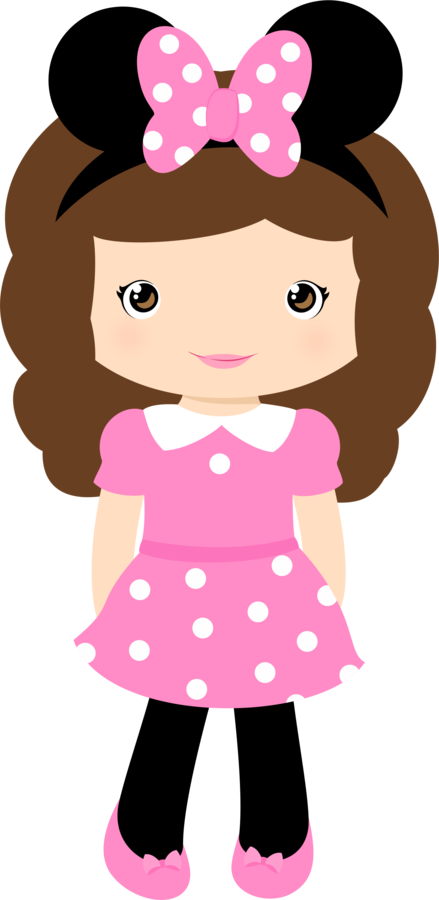 Cute Clipart Club House - Cute Girl Clipart - Png Download (439x900), Png Download