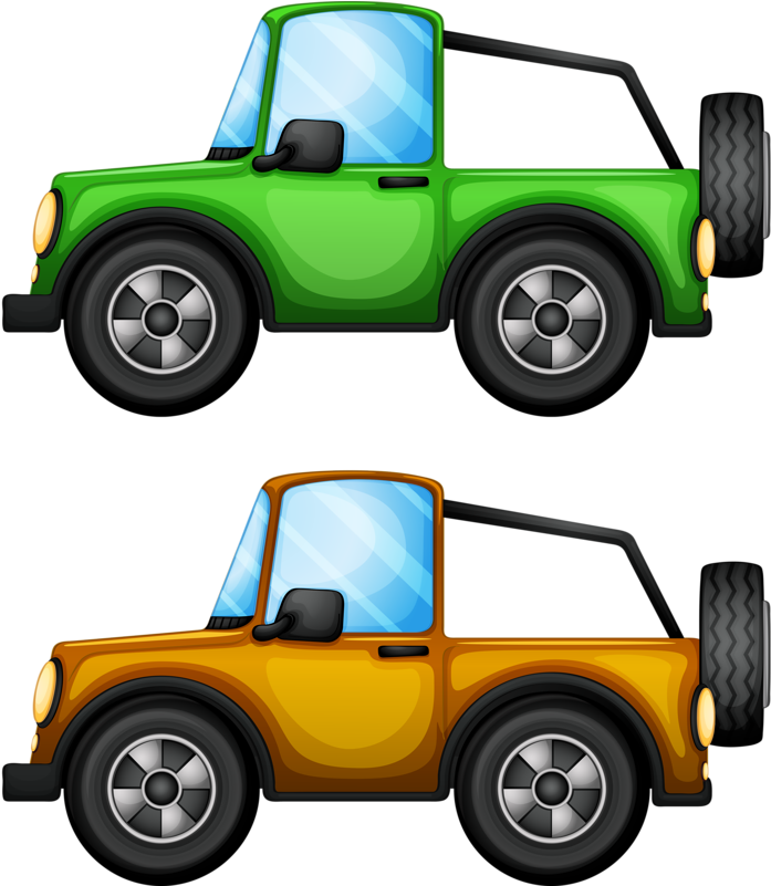 Clipart - Emoji Jeep - Png Download (719x800), Png Download