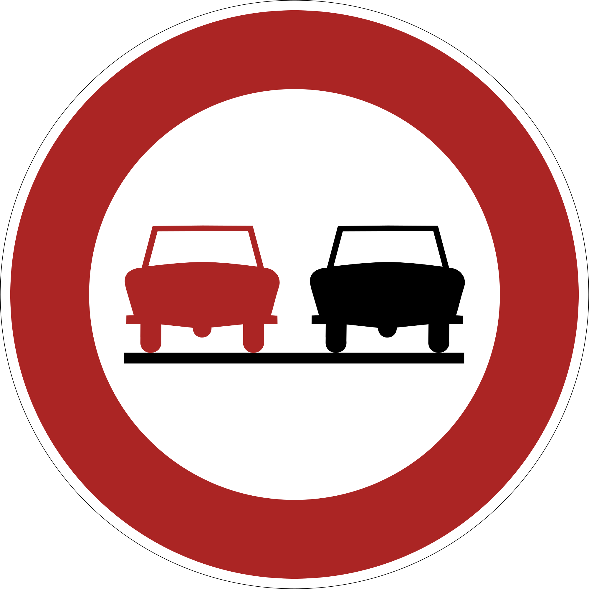 Open - Señal De Transito No Adelantar Clipart (2000x2000), Png Download