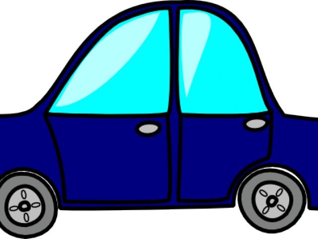 Blue Car Clipart Toy - Car Animated Gif Png Transparent Png (640x480), Png Download