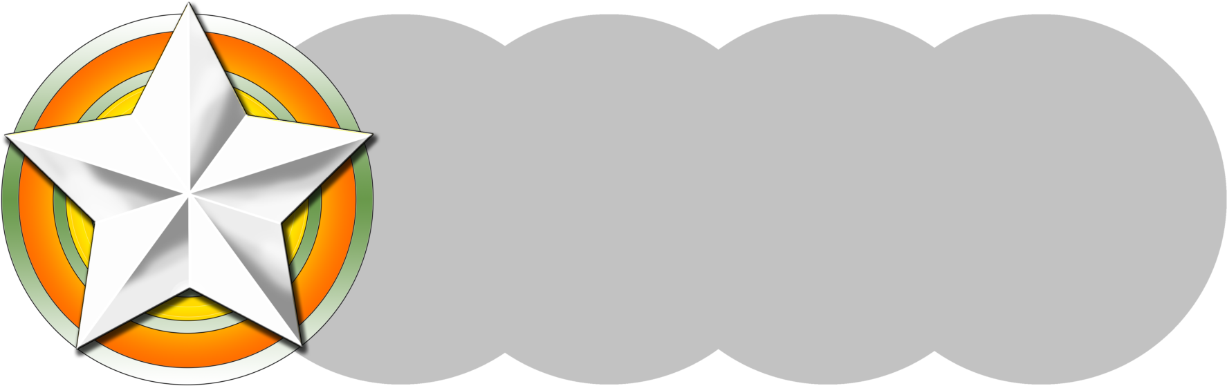 Wertung 1 Stern - Star Clipart (2048x728), Png Download