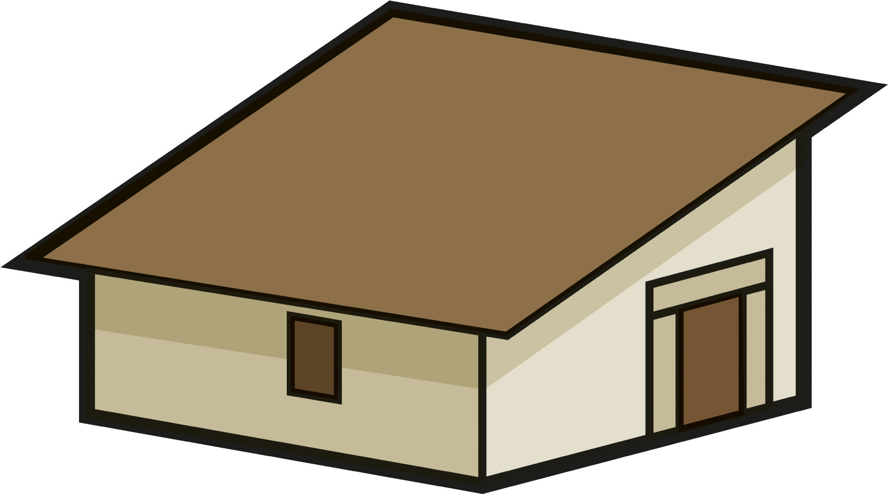 House Clipart (1861x1080), Png Download
