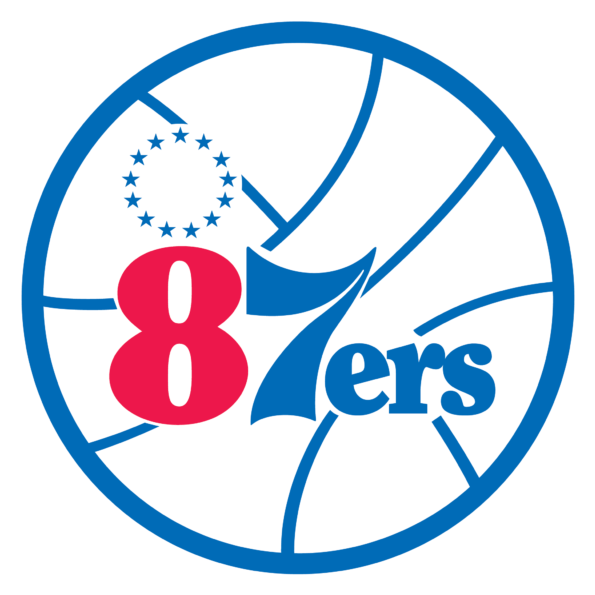 Delaware 87ers And Star Health Announce Partnership - Philadelphia 76ers Logo Png Clipart (800x800), Png Download
