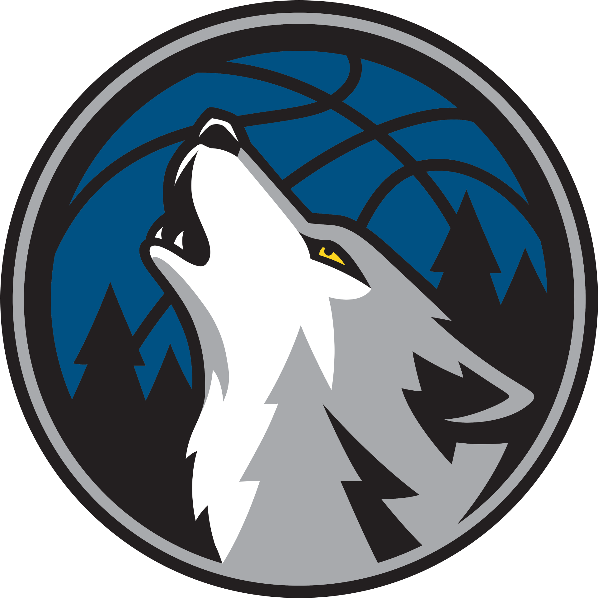 Minnesota Timberwolves Logos Download Home Health Clip - Timberwolves Logo - Png Download (2000x2000), Png Download
