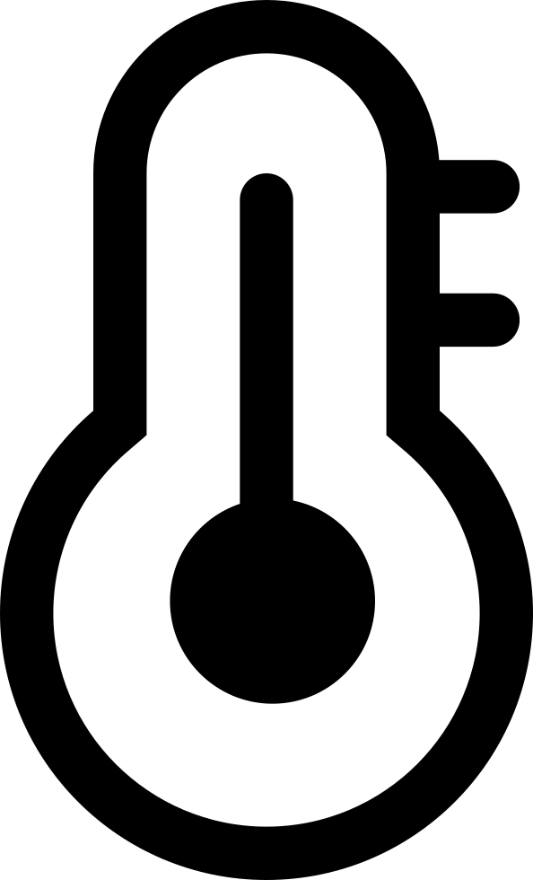 Png File - Thermometer Clipart (594x980), Png Download