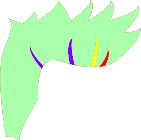 How To Set Use Green Hair Clipart - Png Download (600x595), Png Download