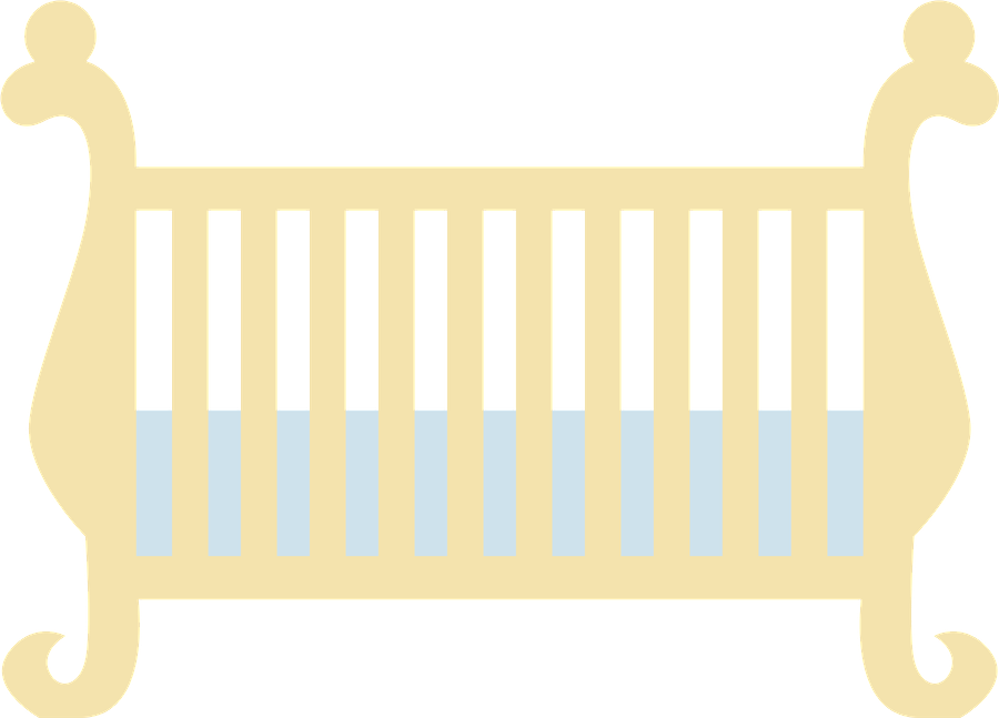 Bebê - Cradle Clipart (900x647), Png Download