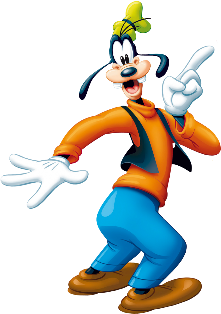 Disney - Mickey Mouse Goofy Png Clipart (733x1024), Png Download