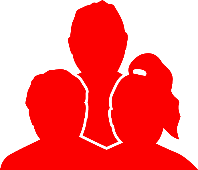 4 - 5 Persons - Alfil Rojo Png Clipart (692x595), Png Download