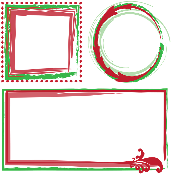 Transparent Christmas Frame Png Clipart (720x720), Png Download