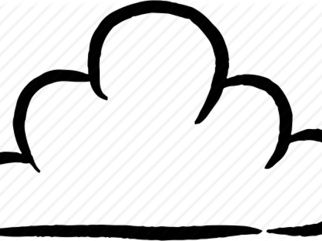 Hand Drawn Doodle Cloud Png Clipart (640x480), Png Download