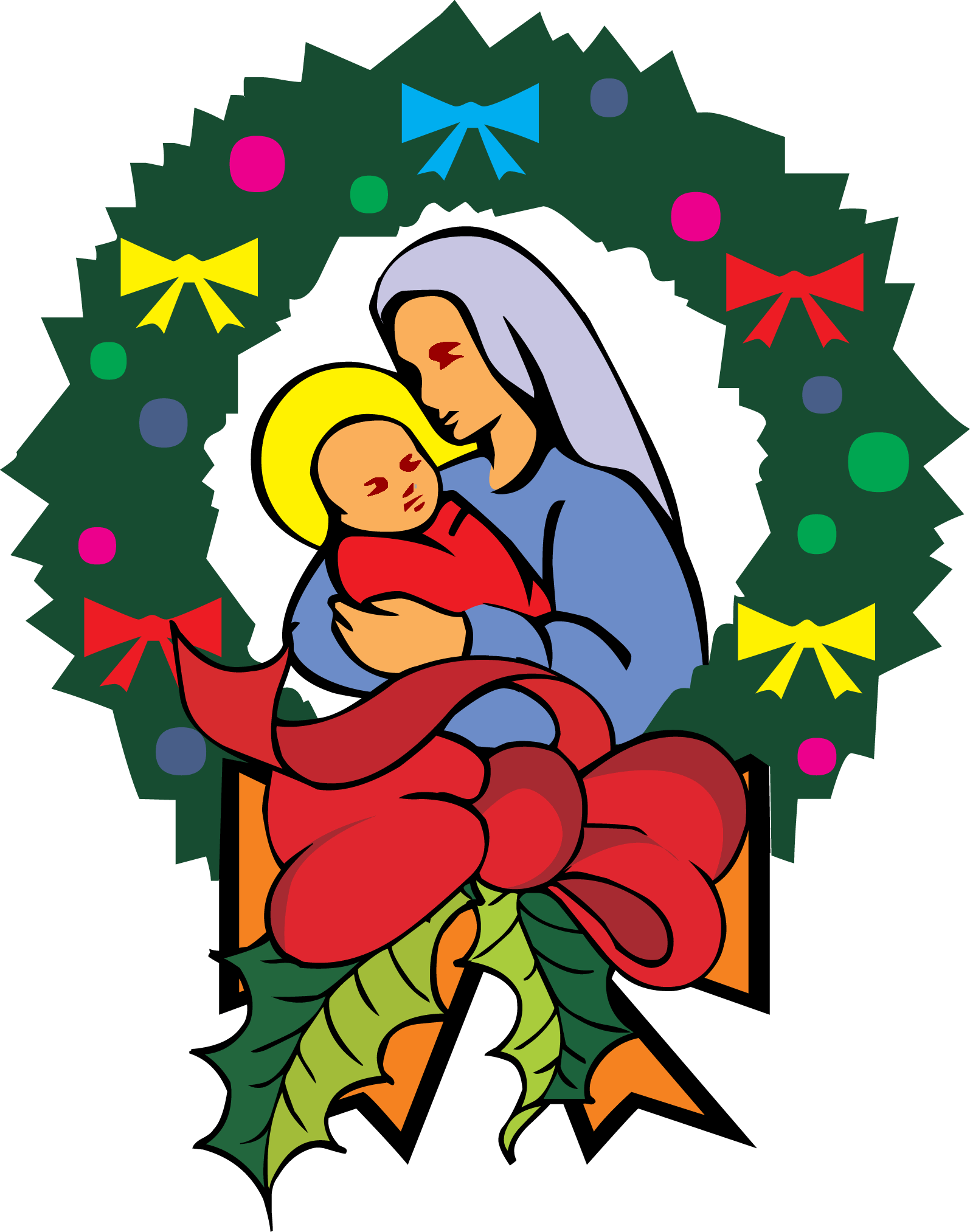 Jesus Christmas Clip Art 101 Clip Art - Christmas Clip Art Jesus - Png Download (1595x2026), Png Download