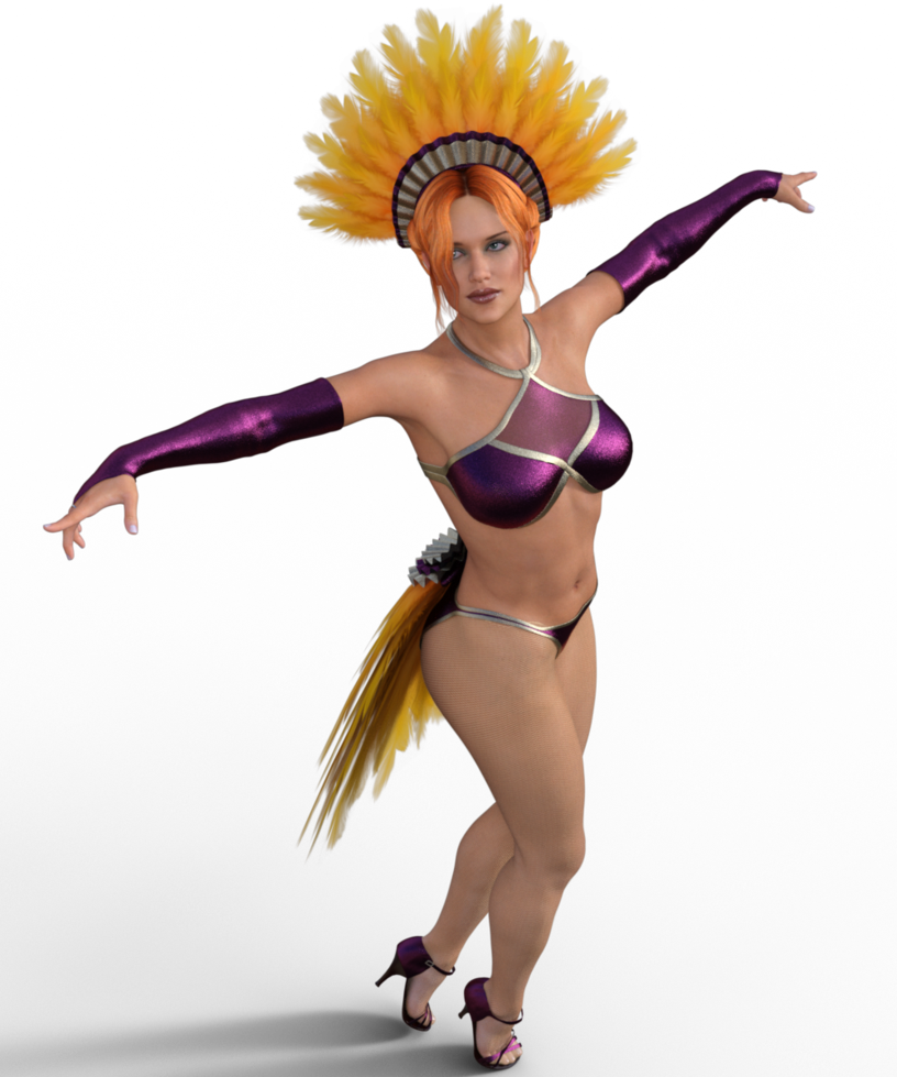 Dance - Costume - Showgirl Png Clipart (816x979), Png Download