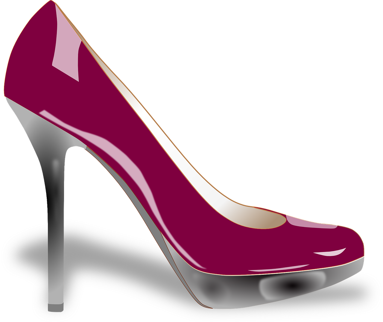 Download - Women Shoes With Transparent Background Clipart (1280x1076), Png Download