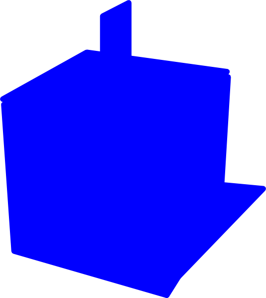Blue Box Svg Clip Arts 534 X 597 Px - Png Download (534x597), Png Download