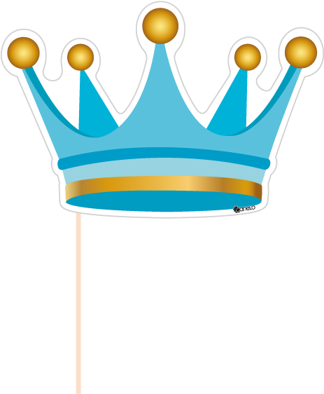 Booth Props Blue Crown Clipart Clothing Accessories - Crown For Photo Booth - Png Download (800x800), Png Download