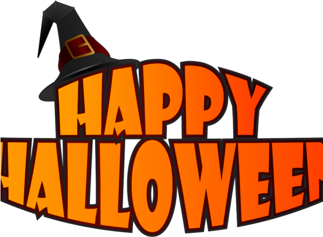 Door Clipart Halloween - Transparent Happy Halloween Clipart - Png Download (640x480), Png Download