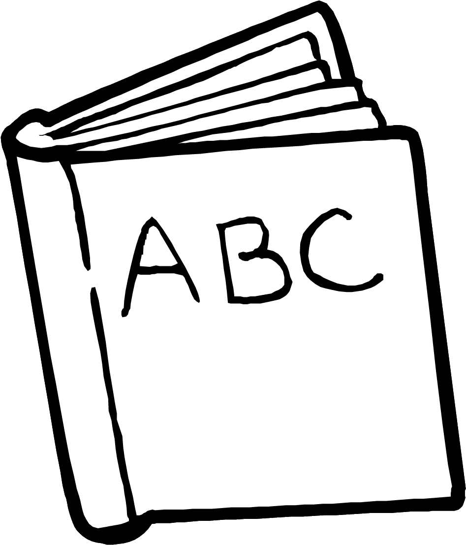 Clip Art Freeuse Stock School Bags Drawing At Getdrawings - Book Black And White Clip Art - Png Download (950x1266), Png Download