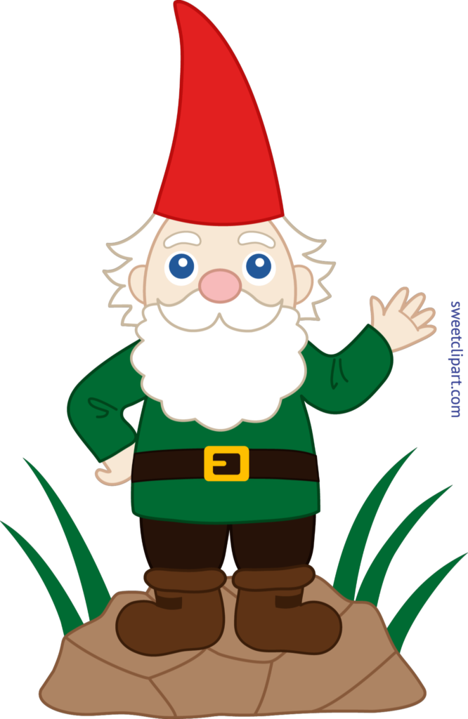 Garden Gnome Clip - Transparent Gnome Clip Art - Png Download (666x1024), Png Download