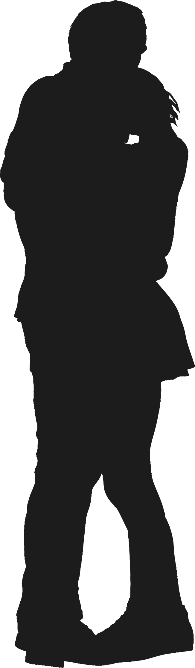 Disney Couple Silhouette Clipart Clipart Worldartsme - Couple Pix Sillhuette Transparent - Png Download (652x2232), Png Download